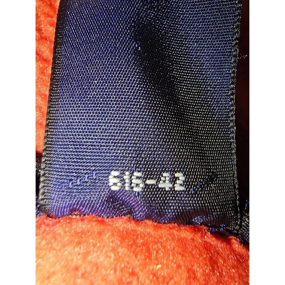 Eddie Bauer EBTEK Fleece Pullover Men's L Orange 1/4Zip Y2K ‎ #61642